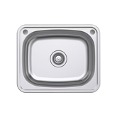 Tiva Laundry Fienza Sink Topmount 2TH Includes Flex Bypass Kit - 35L 555 X 455 X 220mm